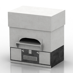 oven pizza 3D Model Preview #190f6819