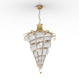 luster mm lampadari soffiati 3D Model Preview #9f6c163a