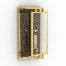 sconce backer ph204 3D Model Preview #fe457d2c
