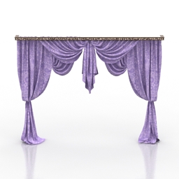 curtain 3D Model Preview #00f1f5d2