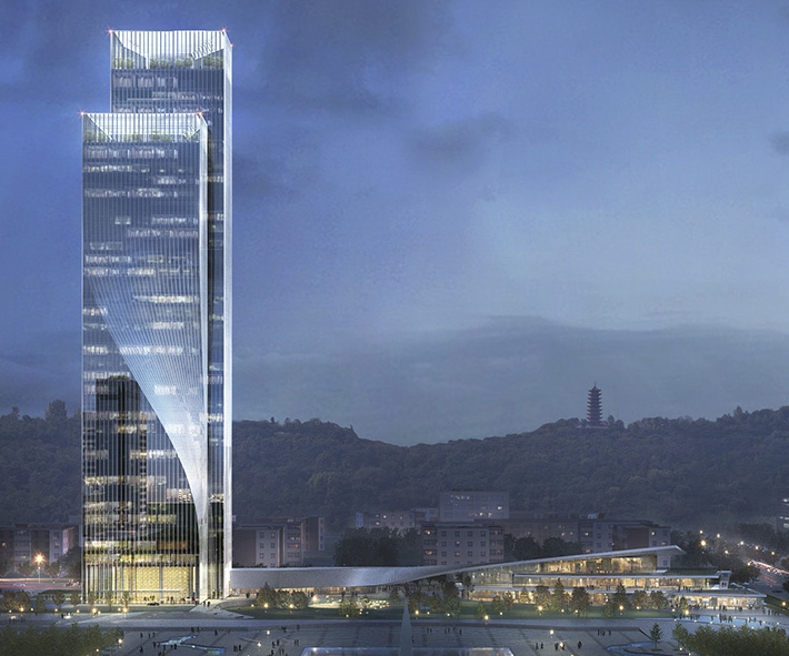 Chongqing Hi-Tech Light of the North Office, Chongqing, China
