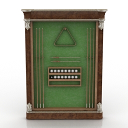 stand for billiard cues modenese gastone 3D Model Preview #921e336a