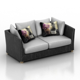 sofa generic pushe 3D Model Preview #f2bf27d2