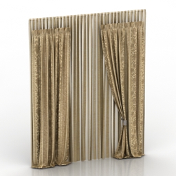 curtain 3D Model Preview #176ea430