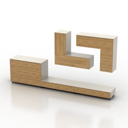 tv stand 3D Model Preview #87d85354