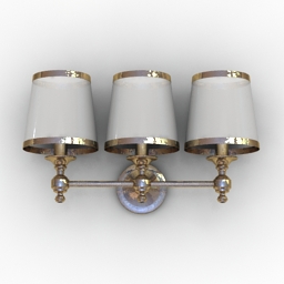 sconce capital lighting midtown 3 light bath vanity 3D Model Preview #aff52796