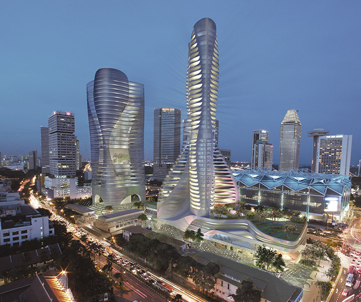 Urban Oasis by UNStudio, Beach Road, Singapore