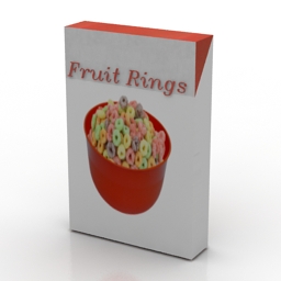 box fruit rings 3D Model Preview #8428cad9