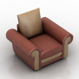 3D Armchair preview