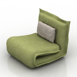 armchair goa 3D Model Preview #5fd736f1