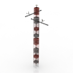 antenna heliport 3D Model Preview #71bf3799
