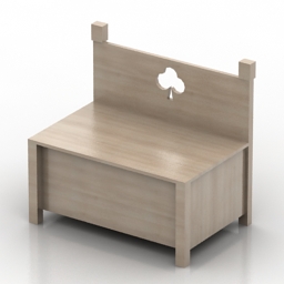 chest seat 3D Model Preview #5784f663
