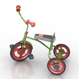 tricycle children 3D Model Preview #01826003