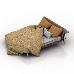 bed cassina l41 sled 3D Model Preview #be689305
