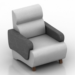 3D Armchair preview