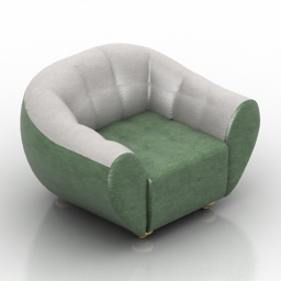 3D Armchair preview