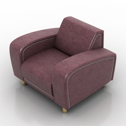 3D Armchair preview