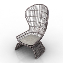 armchair - 3D Model Preview #d33d0bed