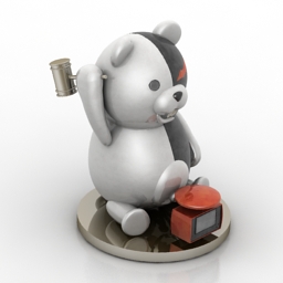toy monokuma 3D Model Preview #5ce69c41