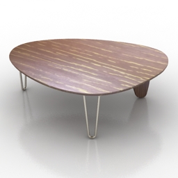 table noguchi rudder herman miller 3D Model Preview #13c788fe