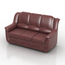 sofa 2 3D Model Preview #ec43427d