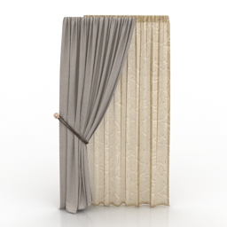 curtain 2 3D Model Preview #0db163d7