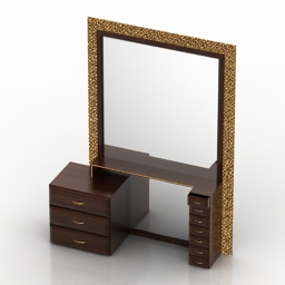 3D Dressing table preview