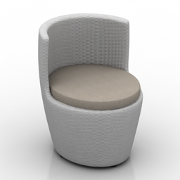 3D Armchair preview