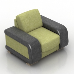 3D Armchair preview