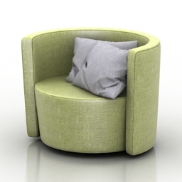 3D Armchair preview