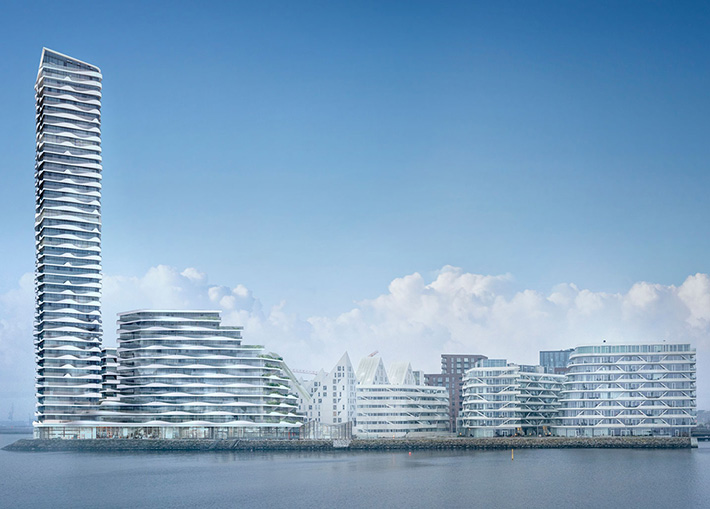Lighthouse complex by 3XN Studio, Aarhus, Denmark