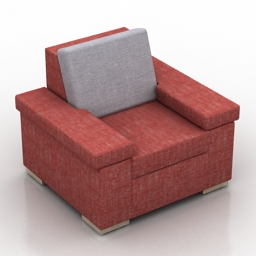3D Armchair preview