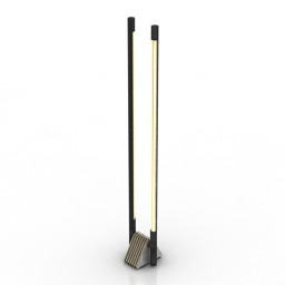 torchere sistema flu lamp 3D Model Preview #346c31bd