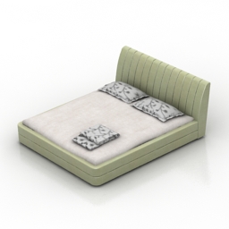bed dls shelli 3D Model Preview #5c1677cf