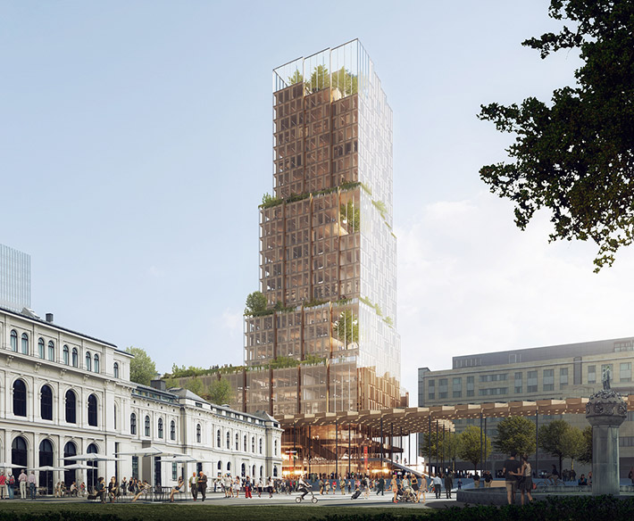 Nordic Light mixed-use tower, Oslo, Norway