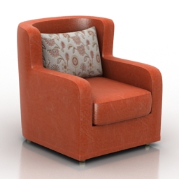 3D Armchair preview