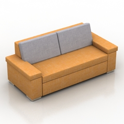 sofa 2 3D Model Preview #ffc6eed8