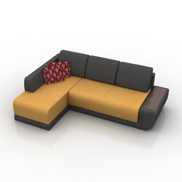 sofa kosta pushe 3D Model Preview #0e3e8631