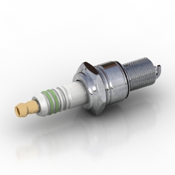 3D Spark plug preview