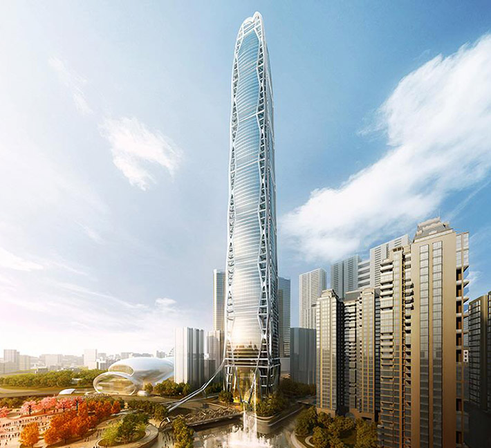 Guiyang Cultural Plaza Tower by SOM, Guiyang, China