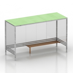 3D Bus stop preview