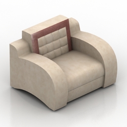 3D Armchair preview