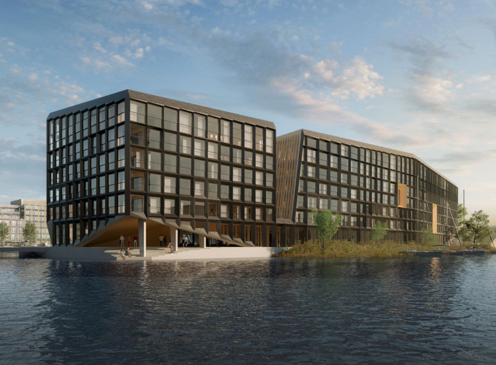 Mixed-use residential building, Amsterdam, Netherlands