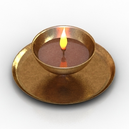 lamp diya 3D Model Preview #8430f252