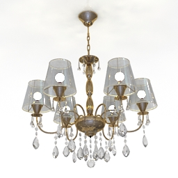 luster wunderlicht wl61569-6p61 3D Model Preview #adc06ace