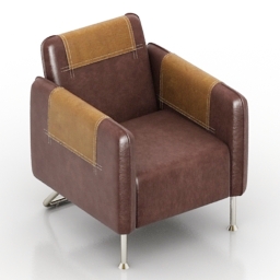 3D Armchair preview
