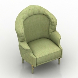 armchair visionnaire alice 3D Model Preview #20304f3d