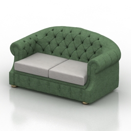 sofa luis dls 3D Model Preview #7fe62005