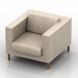 3D Armchair preview