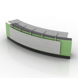 rack reception 4 3D Model Preview #9d613340